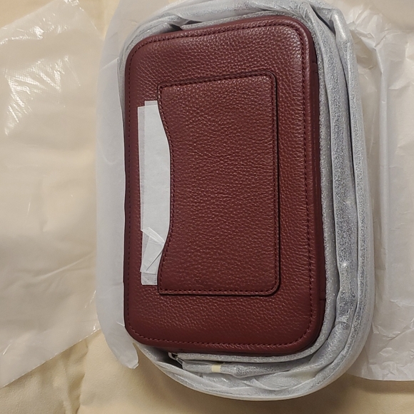 Marc Jacobs The Moto Shot BURGUNDY Model H115L01FA21-618 - Picture 2 of 7